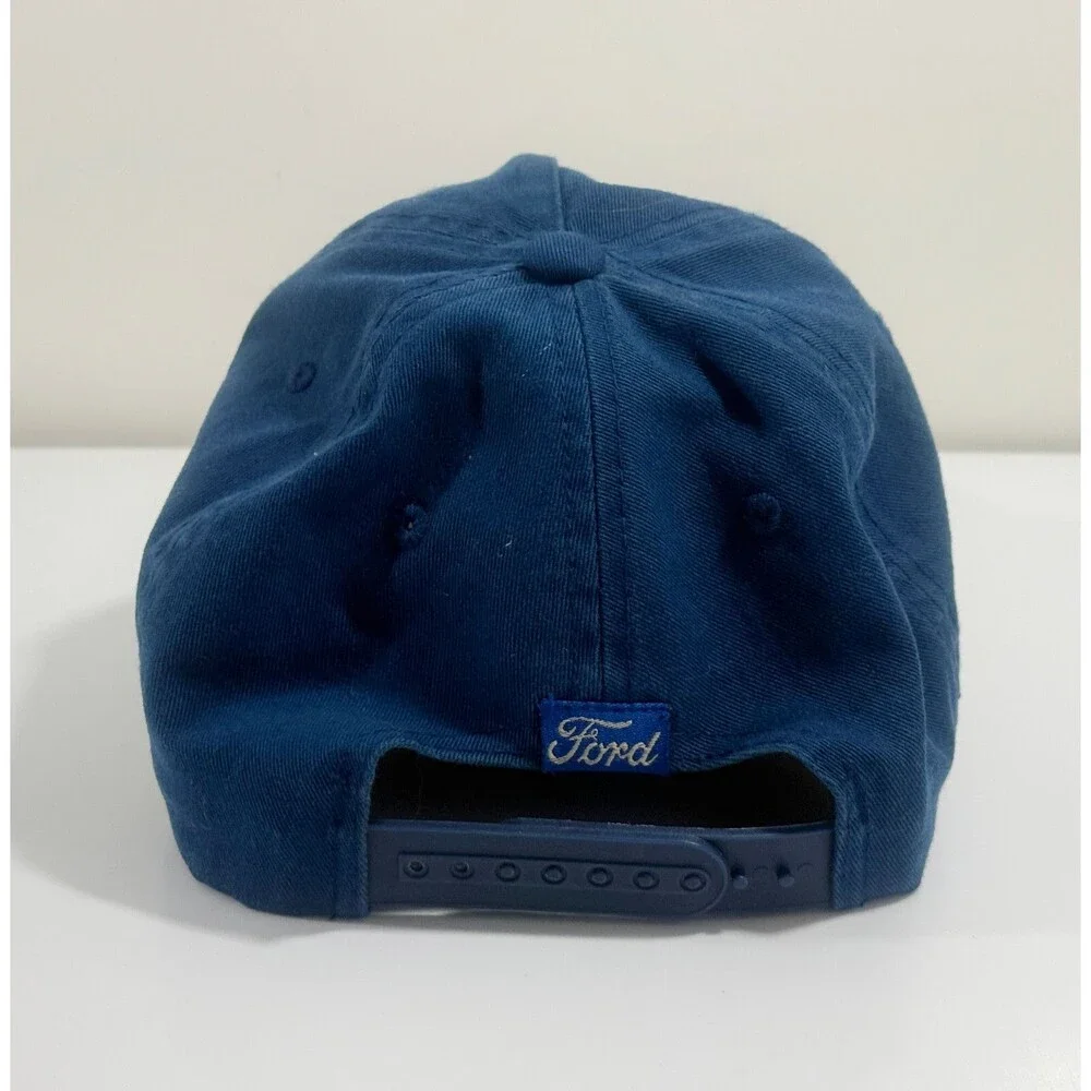 Ford Mustang Since 1964‎ Snapback Hat Official Blue Baseball Cap Embroidered